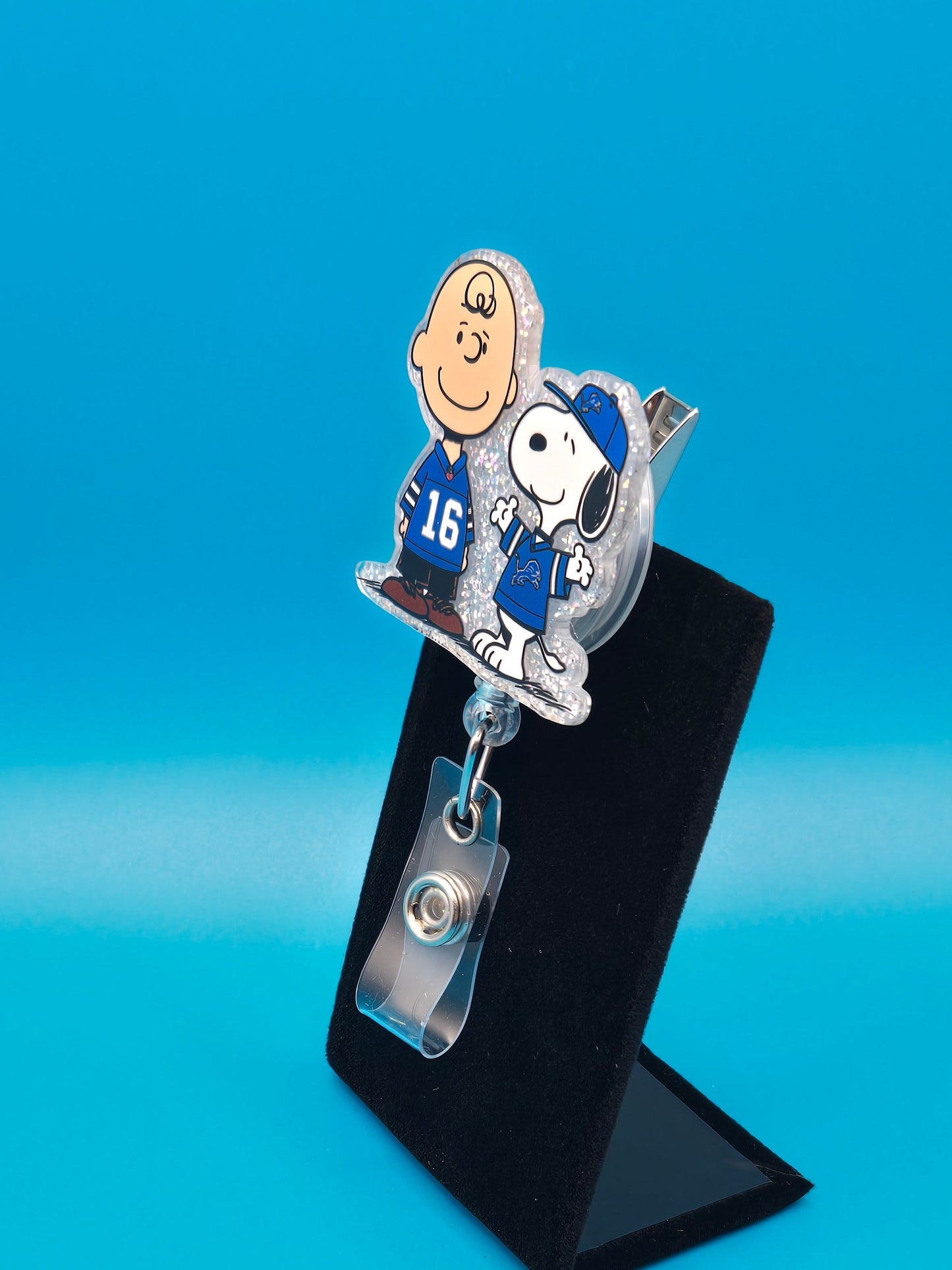 Sports Themed Character Acrylic Badge Reel