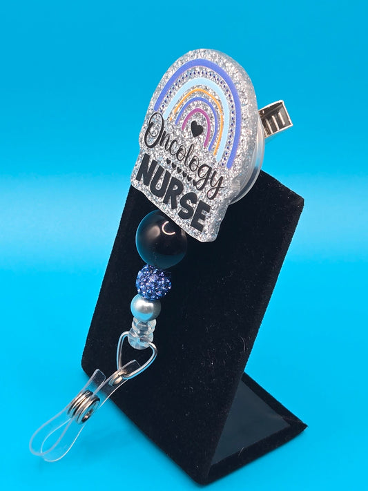 Oncology Nurse, Acrylic Badge Reel