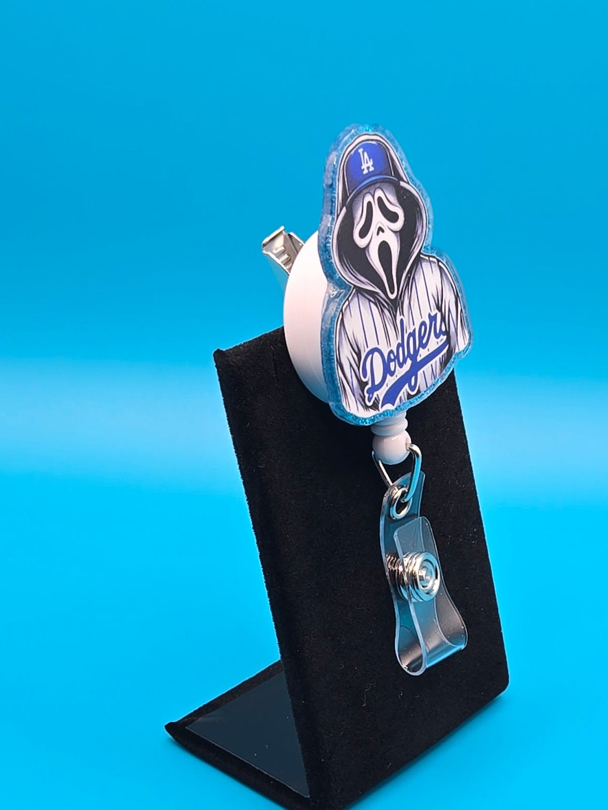 Horror Sports Fan Acrylic Badge Reel
