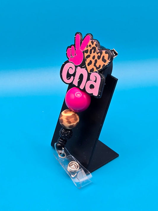 CNA Medical Acrylic Badge Reel