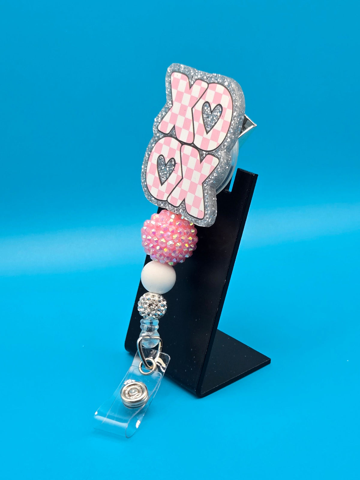 XO Acrylic Badge Reel