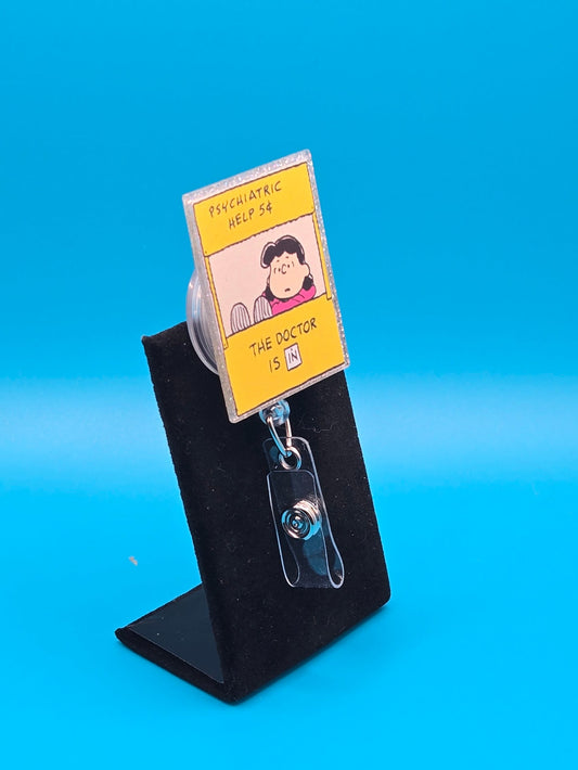Psychiatric Help Acrylic Badge Reel