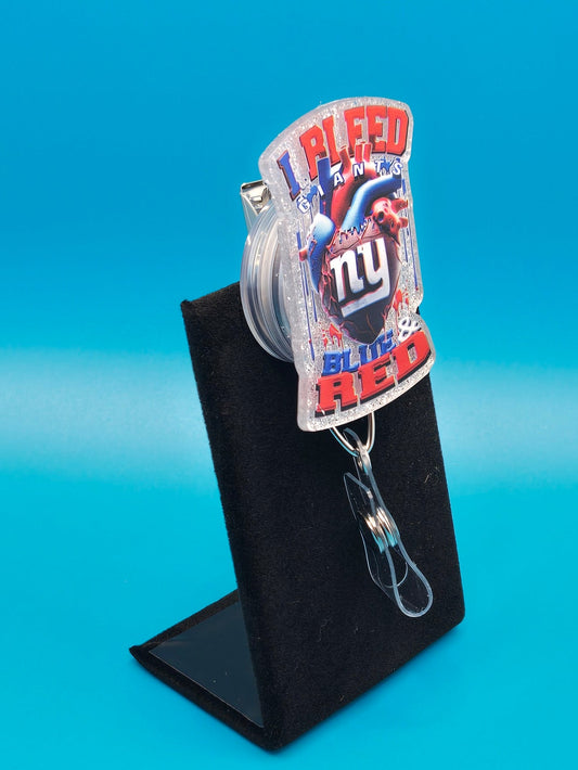 Sports Themed Acrylic Badge Reel
