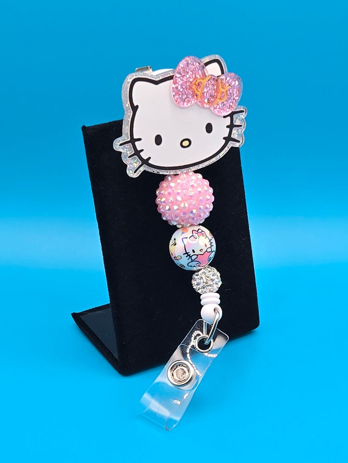 Cat Character Acrylic Badge Reel