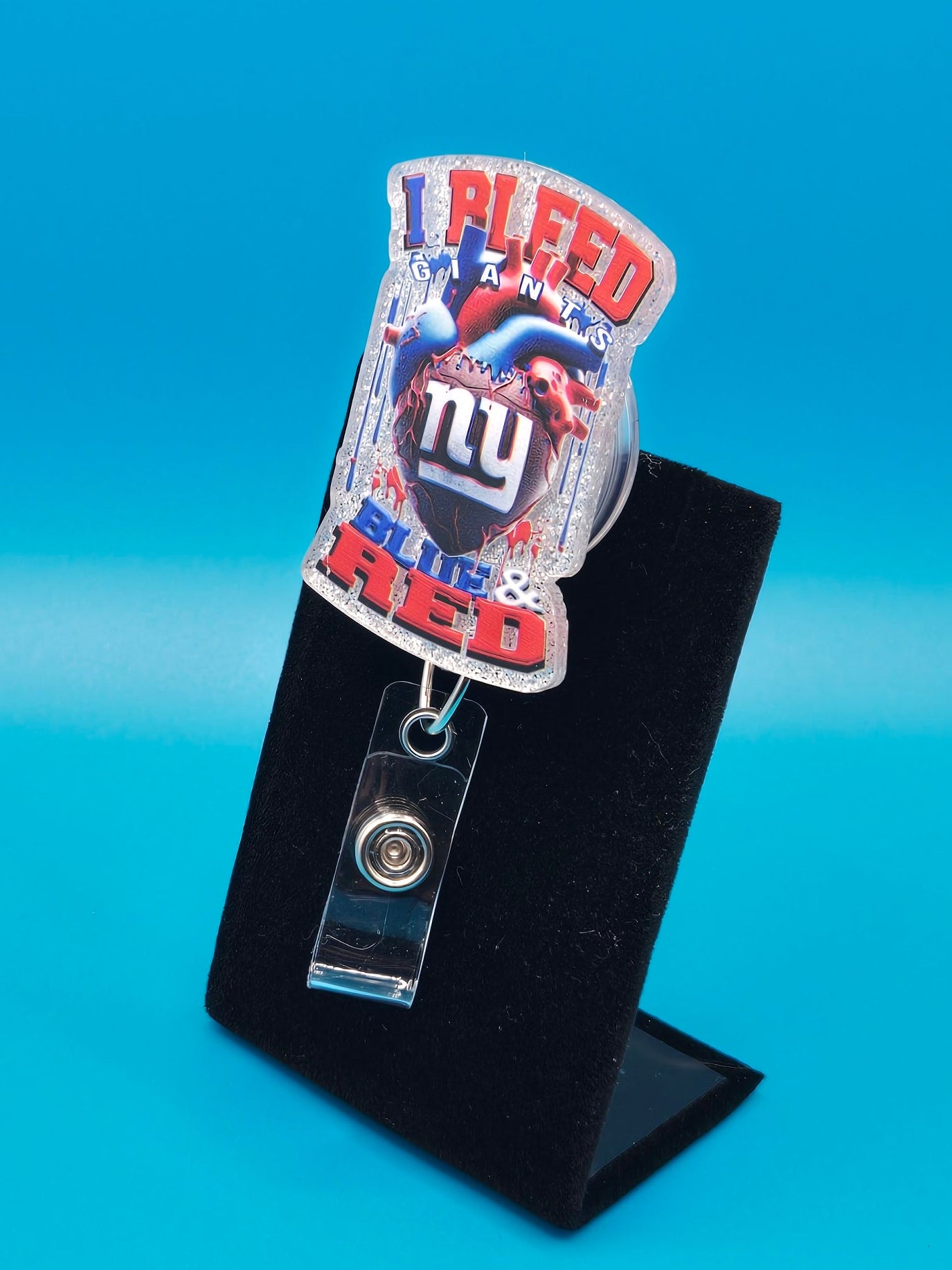 Sports Themed Acrylic Badge Reel