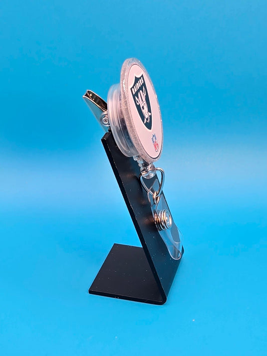 Sports Themed Football Acrylic Badge Reel