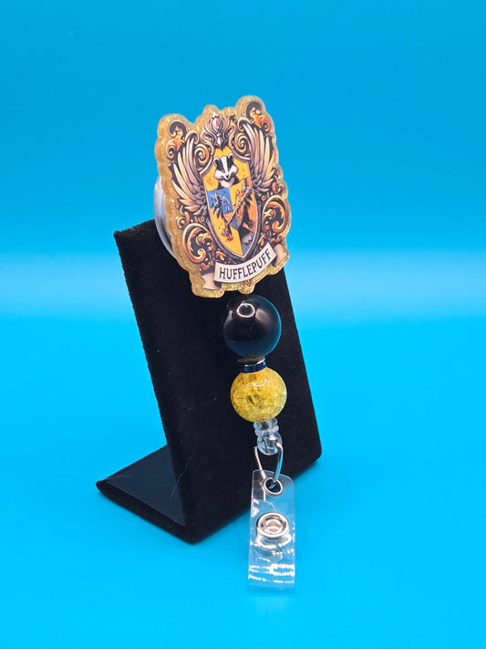 Wizarding World House Acrylic Badge Reel