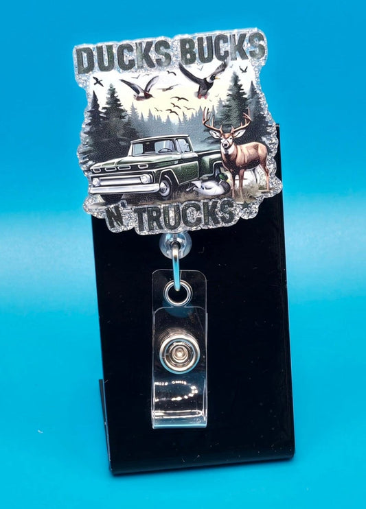 Docks Bucks N Trucks Badge Reel