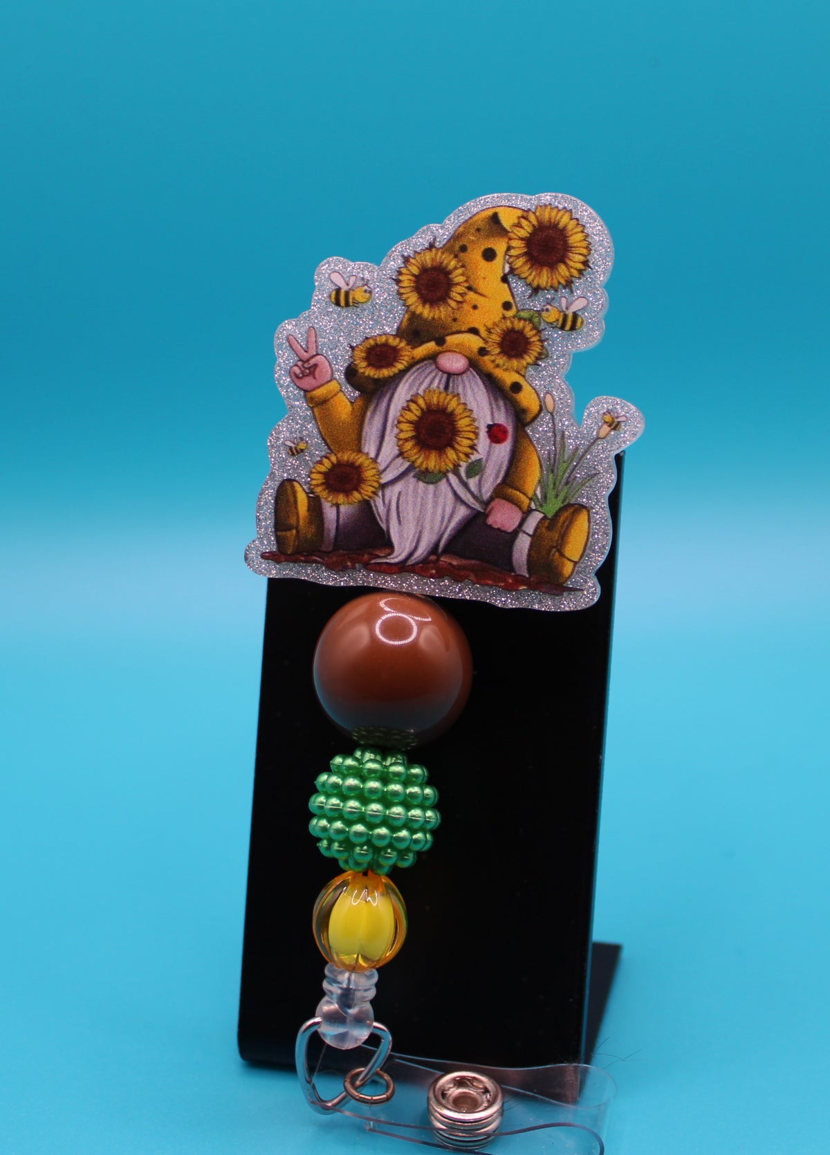 Sunflower Gnome Badge Reel
