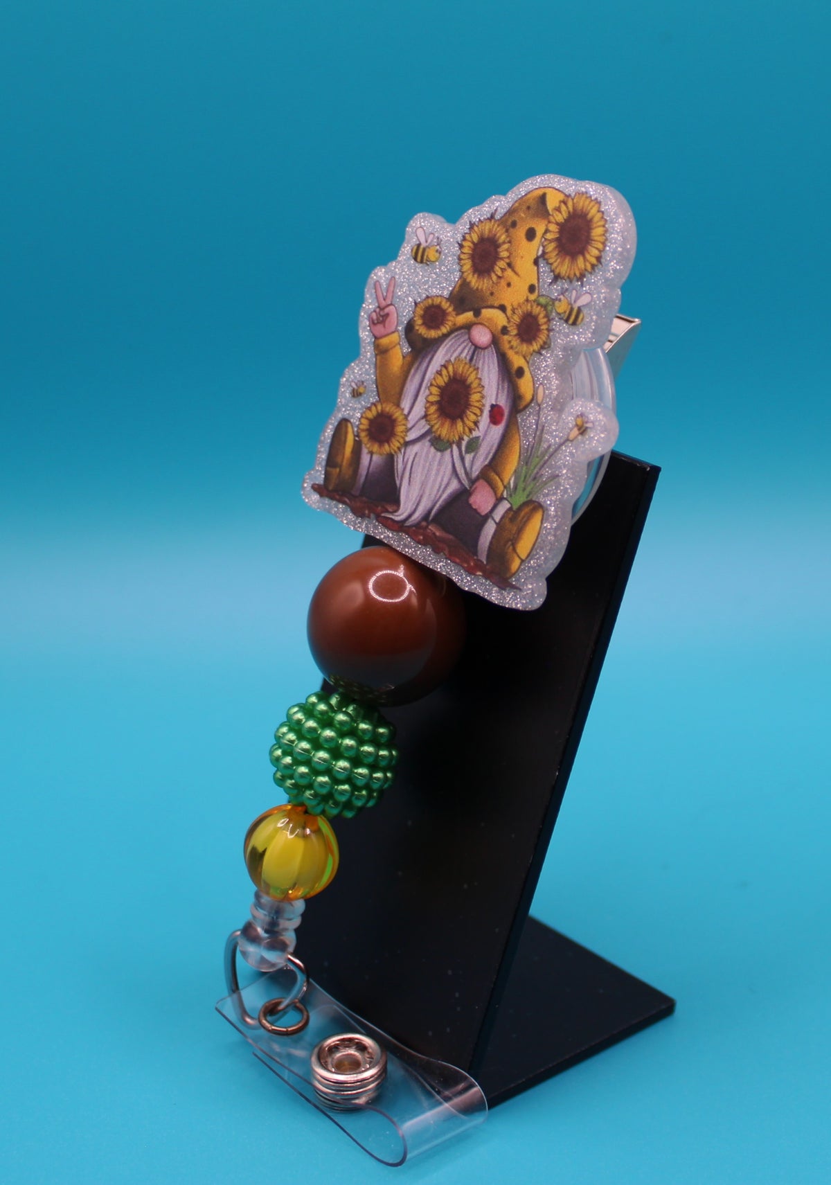 Sunflower Gnome Badge Reel