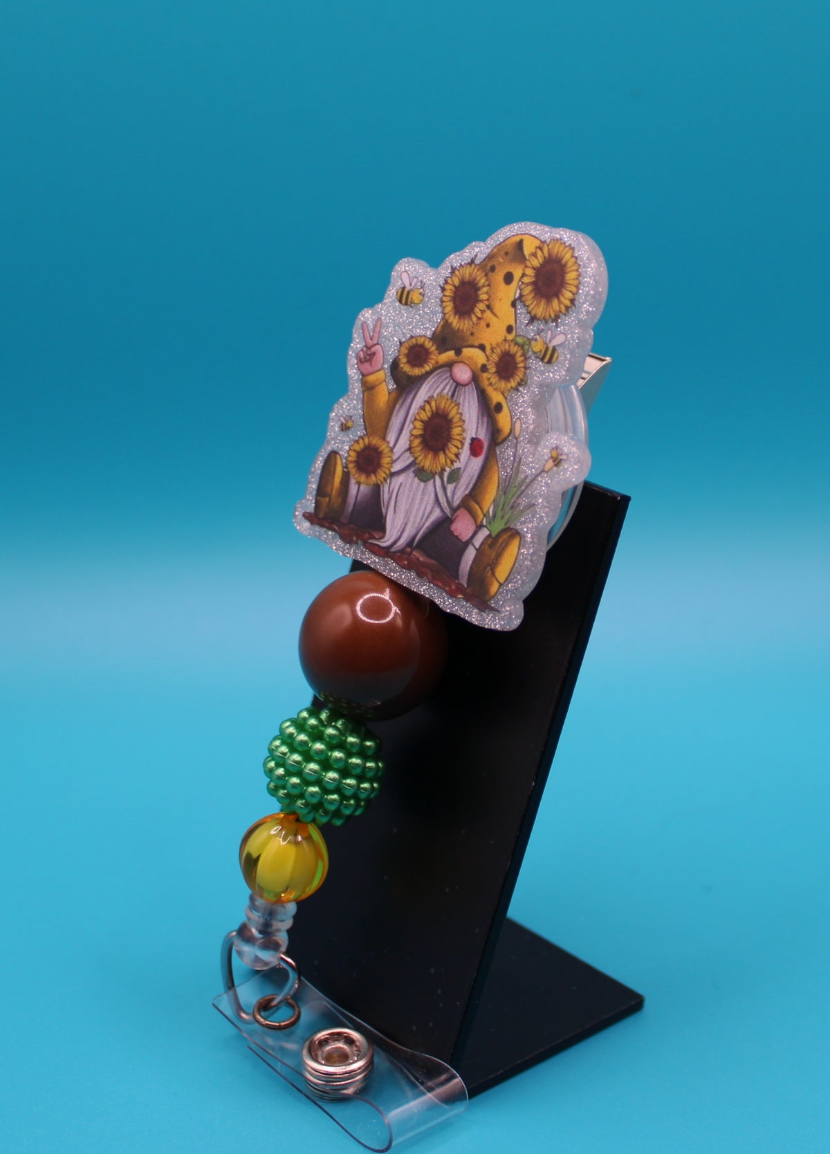 Sunflower Gnome Badge Reel