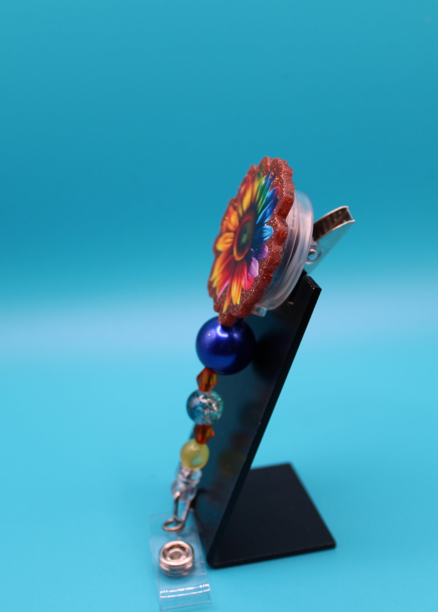 Classic Sunflower Acrylic Badge Reel