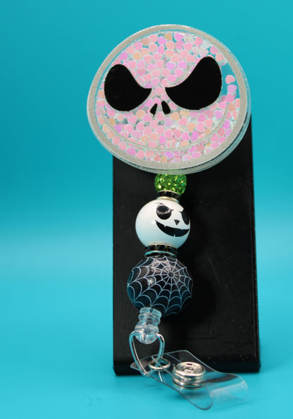 Shaker Skeleton Badge Reel