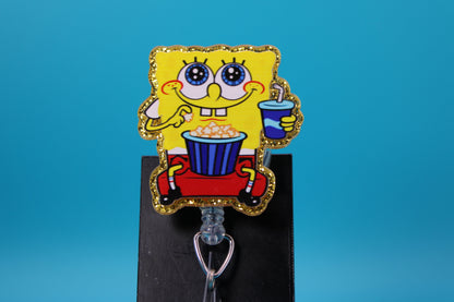 Movie Goer Acrylic Badge Reel
