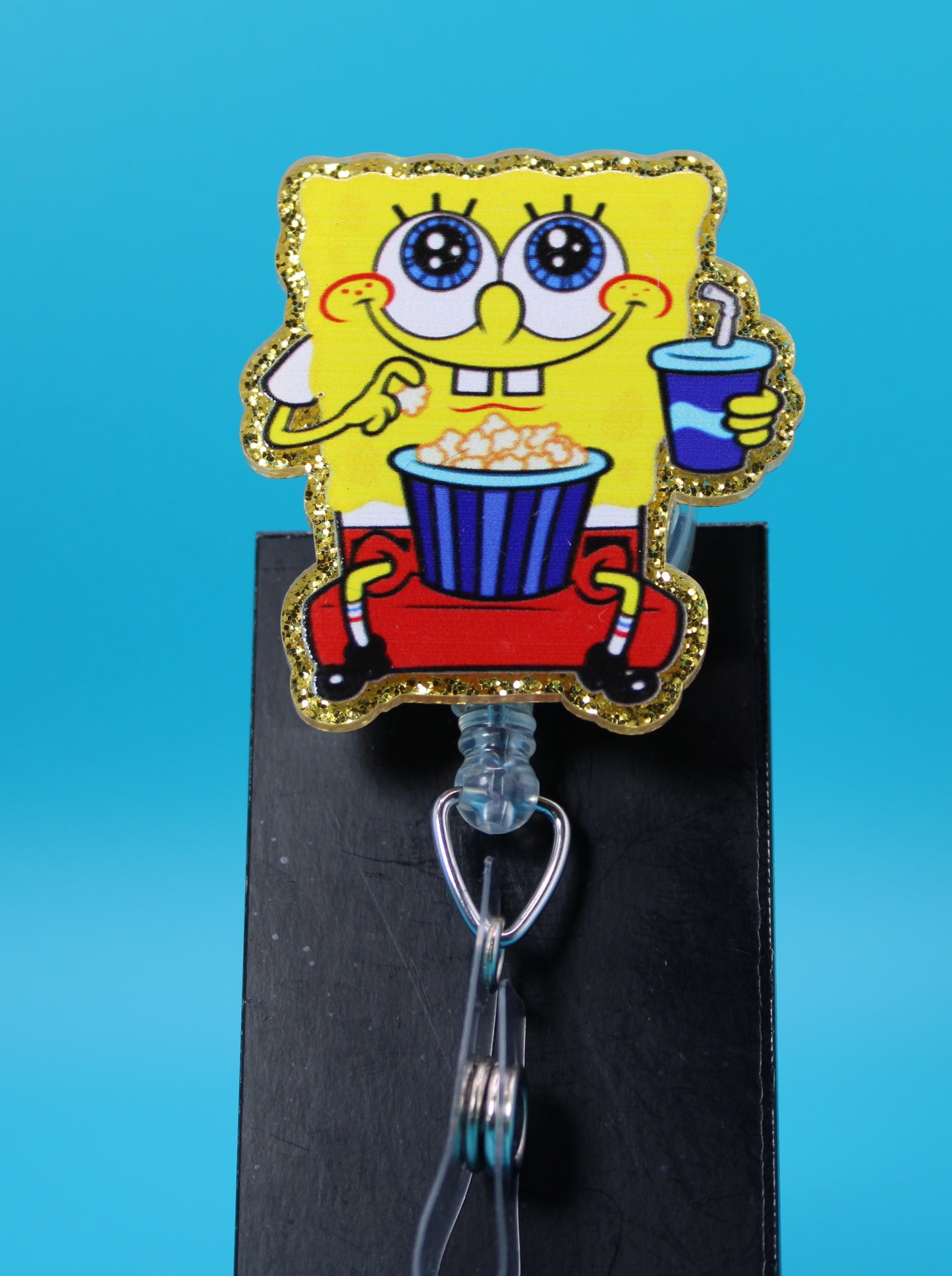 Movie Goer Acrylic Badge Reel