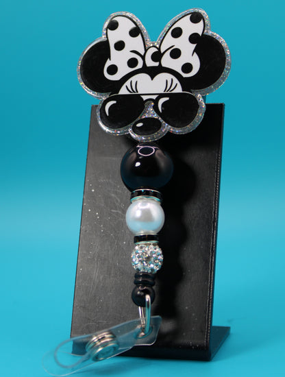 Cool Mouse Acrylic Badge Reel