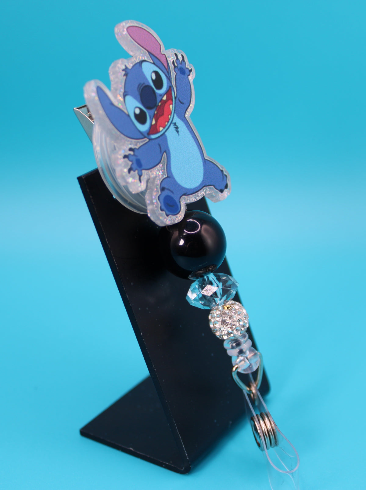 Blue Alien #1 Acrylic Badge Reel