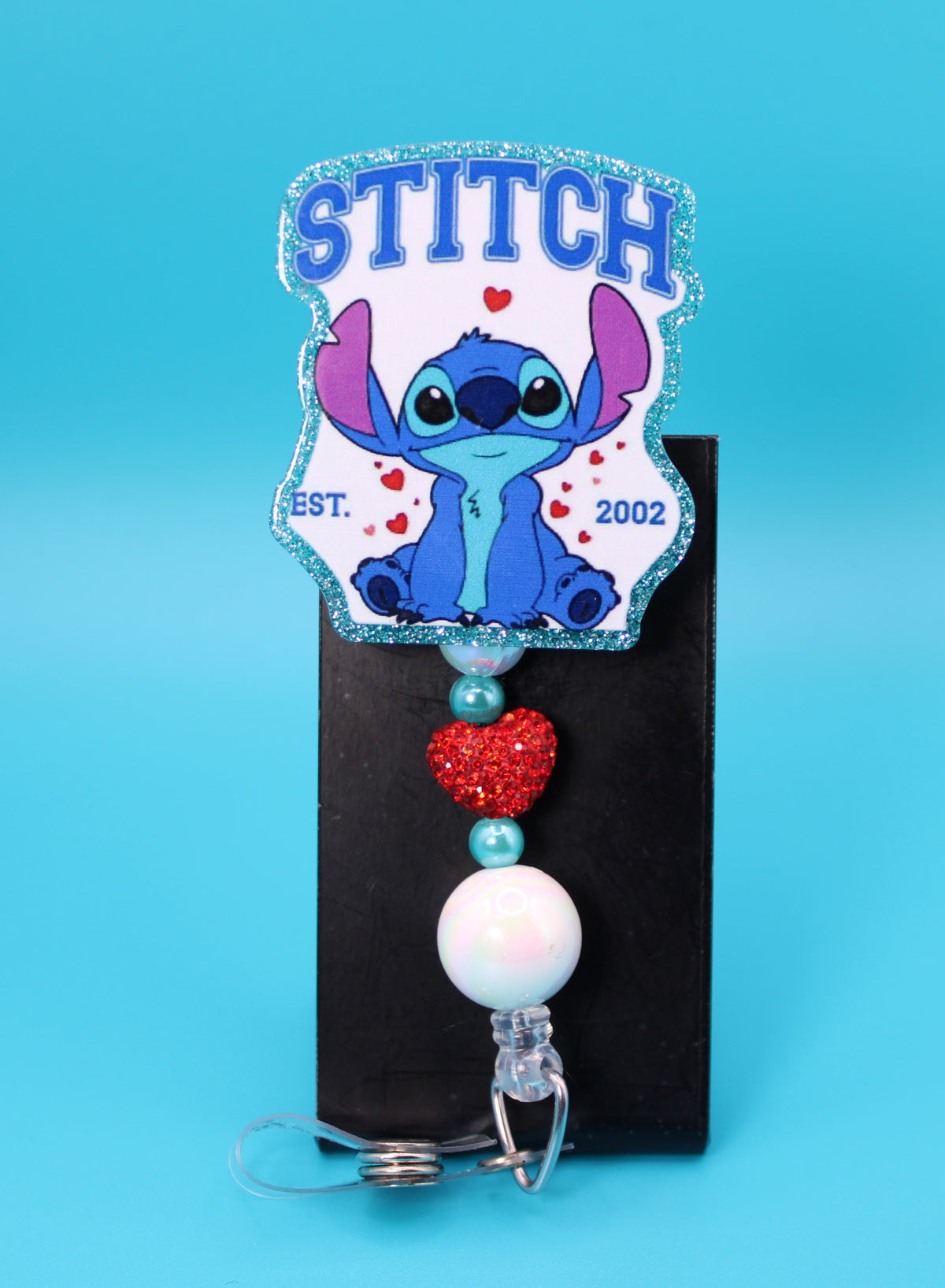 Blue Alien Love Badge Reel