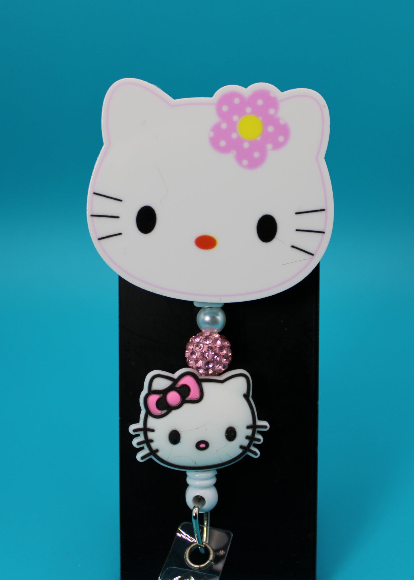 Cat Acrylic Badge Reel