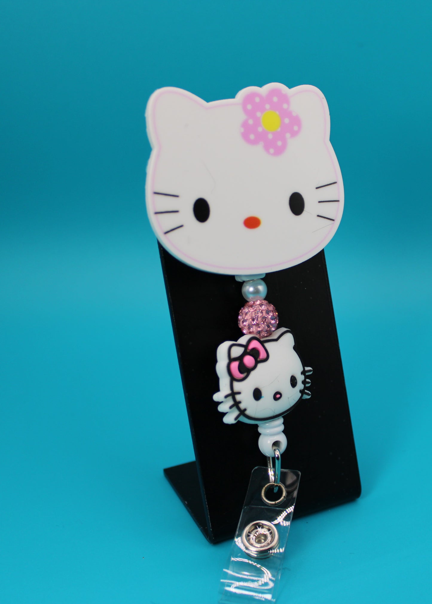 Cat Acrylic Badge Reel