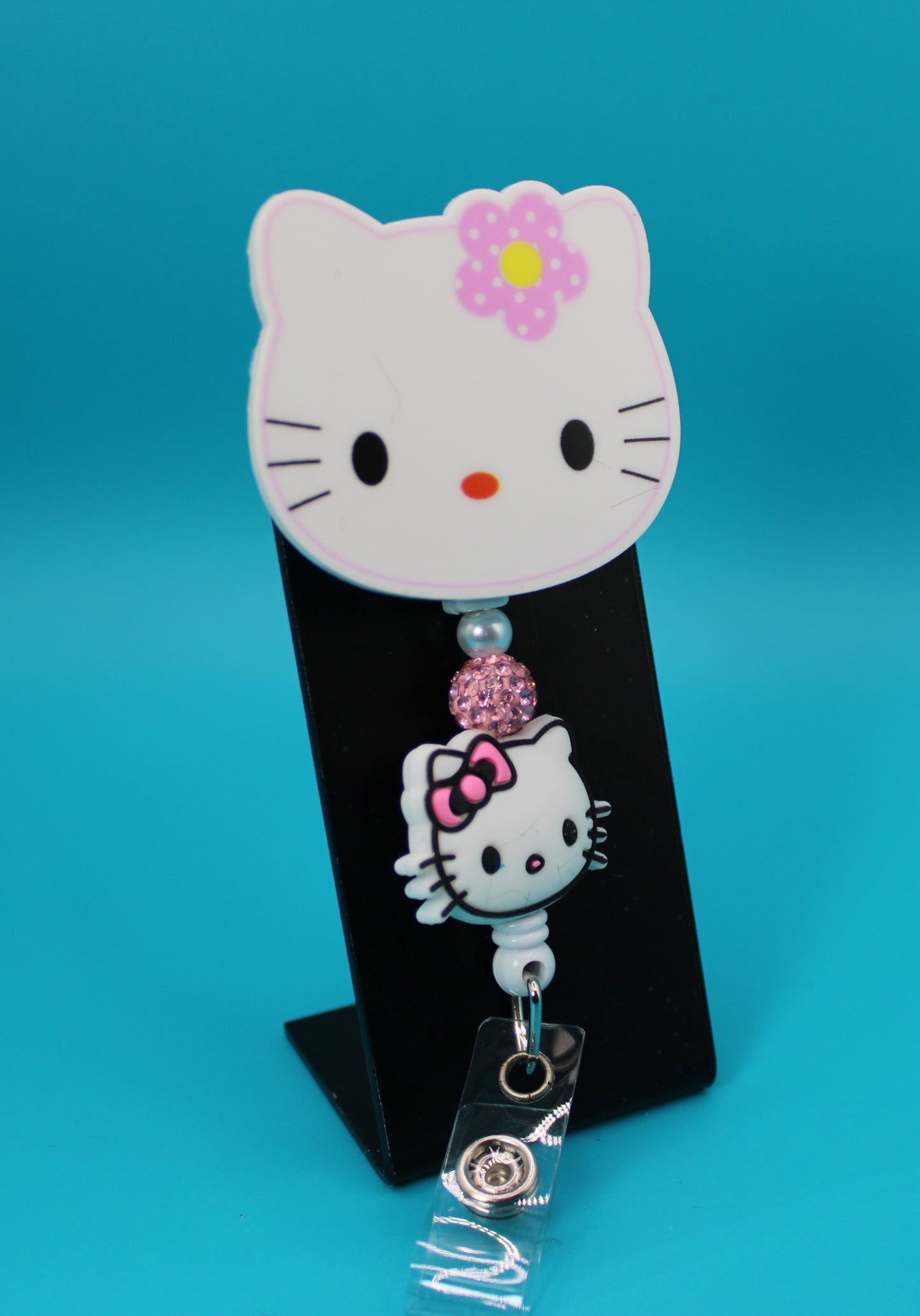 Cat Acrylic Badge Reel