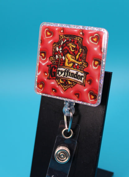House Team Acrylic Badge Reel