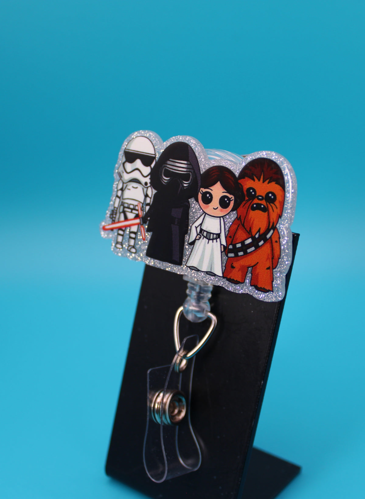 Space Team Acrylic Badge Reel