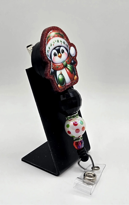 ❄️ Festive Penguin Christmas Badge Reel ❄️