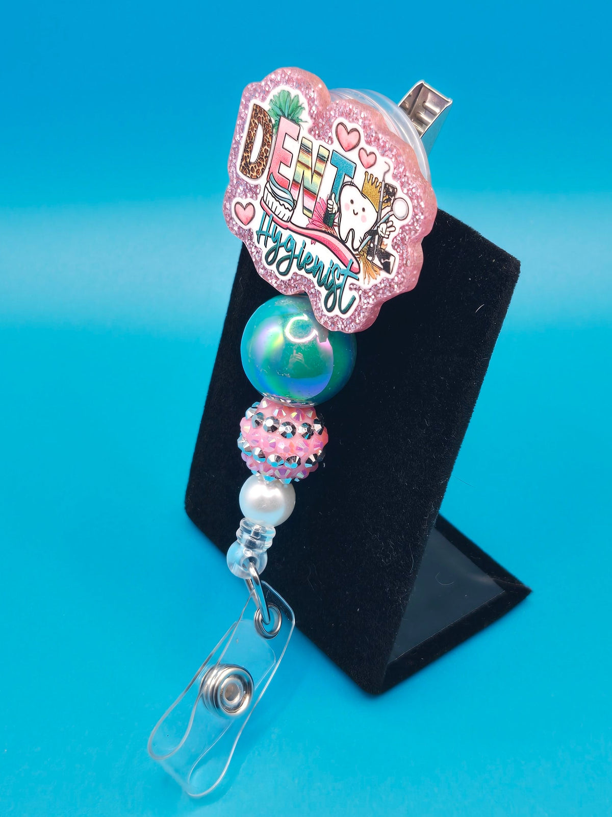 Dental Hygienist Acrylic Badge Reel