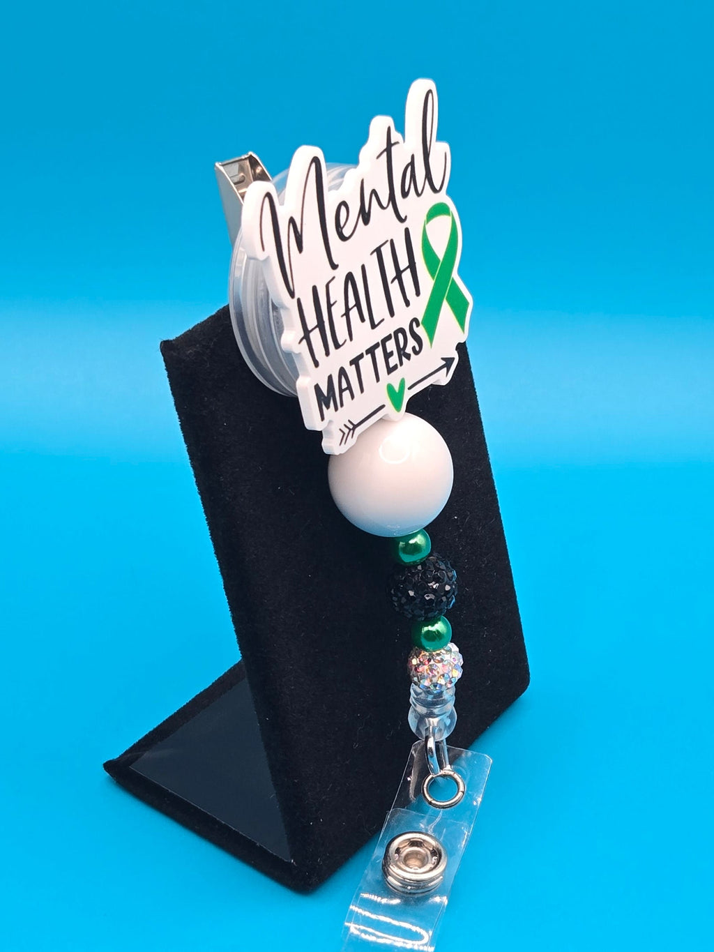 Mental Health Matters, Acrylic Badge Reel