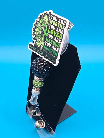 You are Worthy, Acrylic Badge Reel