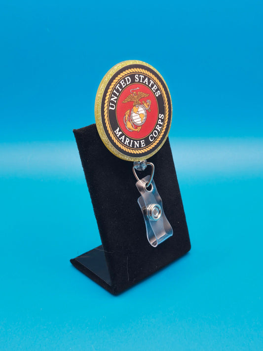 USMC Acrylic Badge Reel