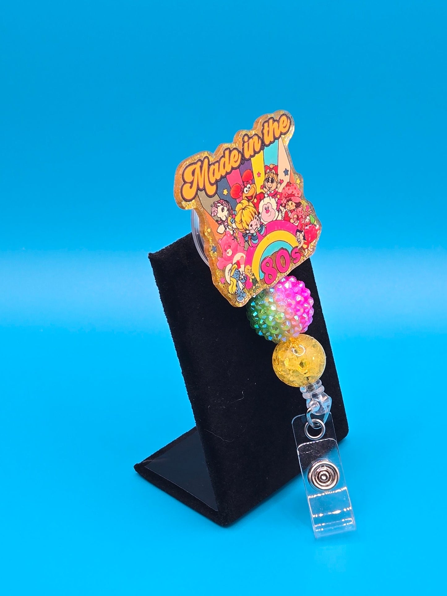 Made in the 80's Acrylic Badge Reel