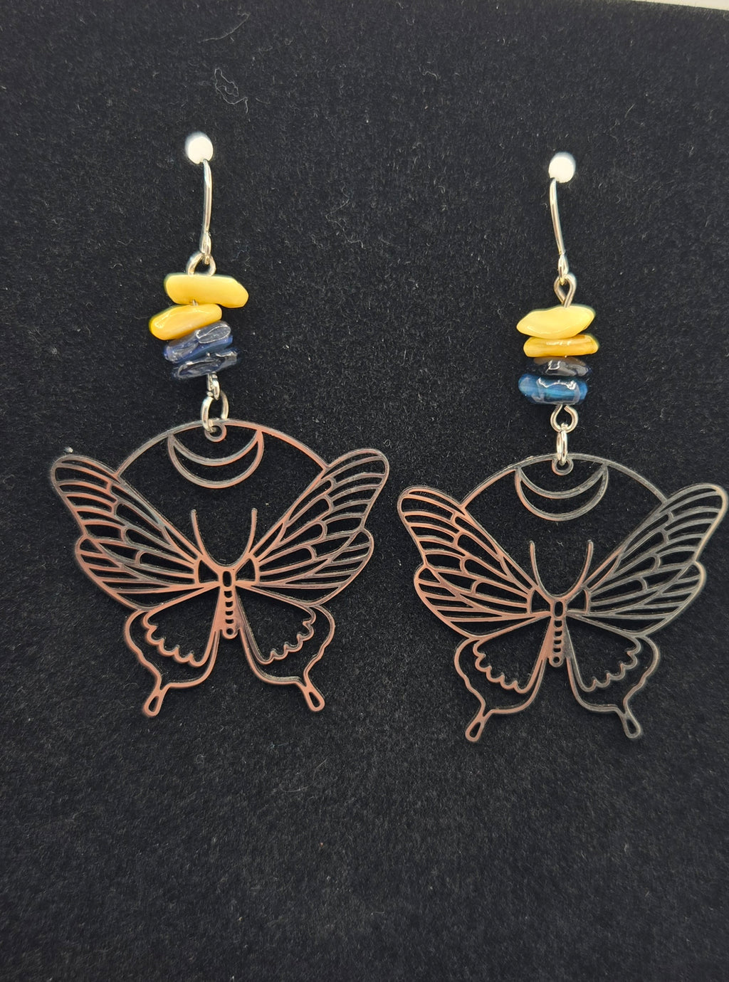 Butterfly Gemstone Earrings