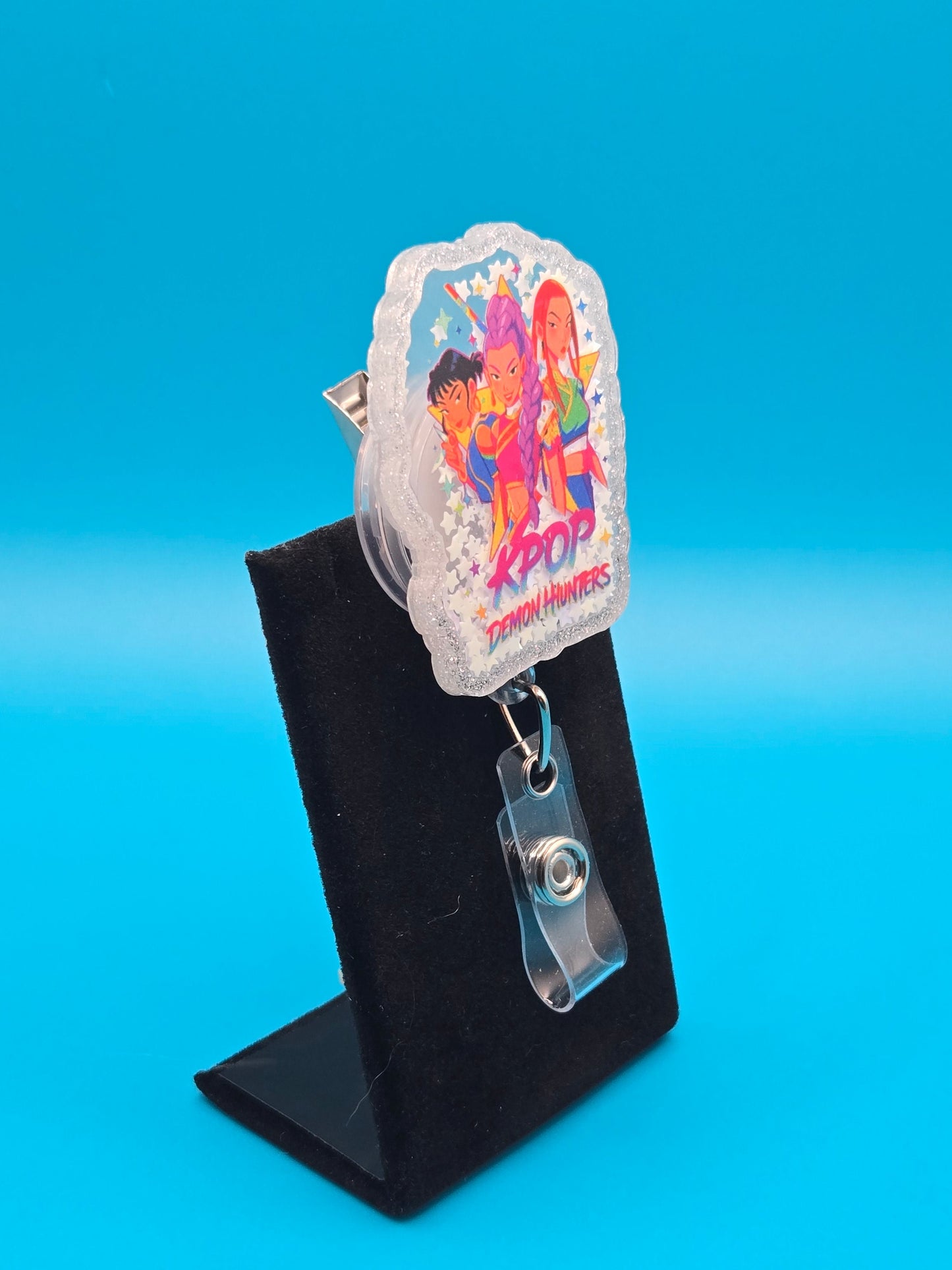 Shaker Anime Group Acrylic Badge Reel