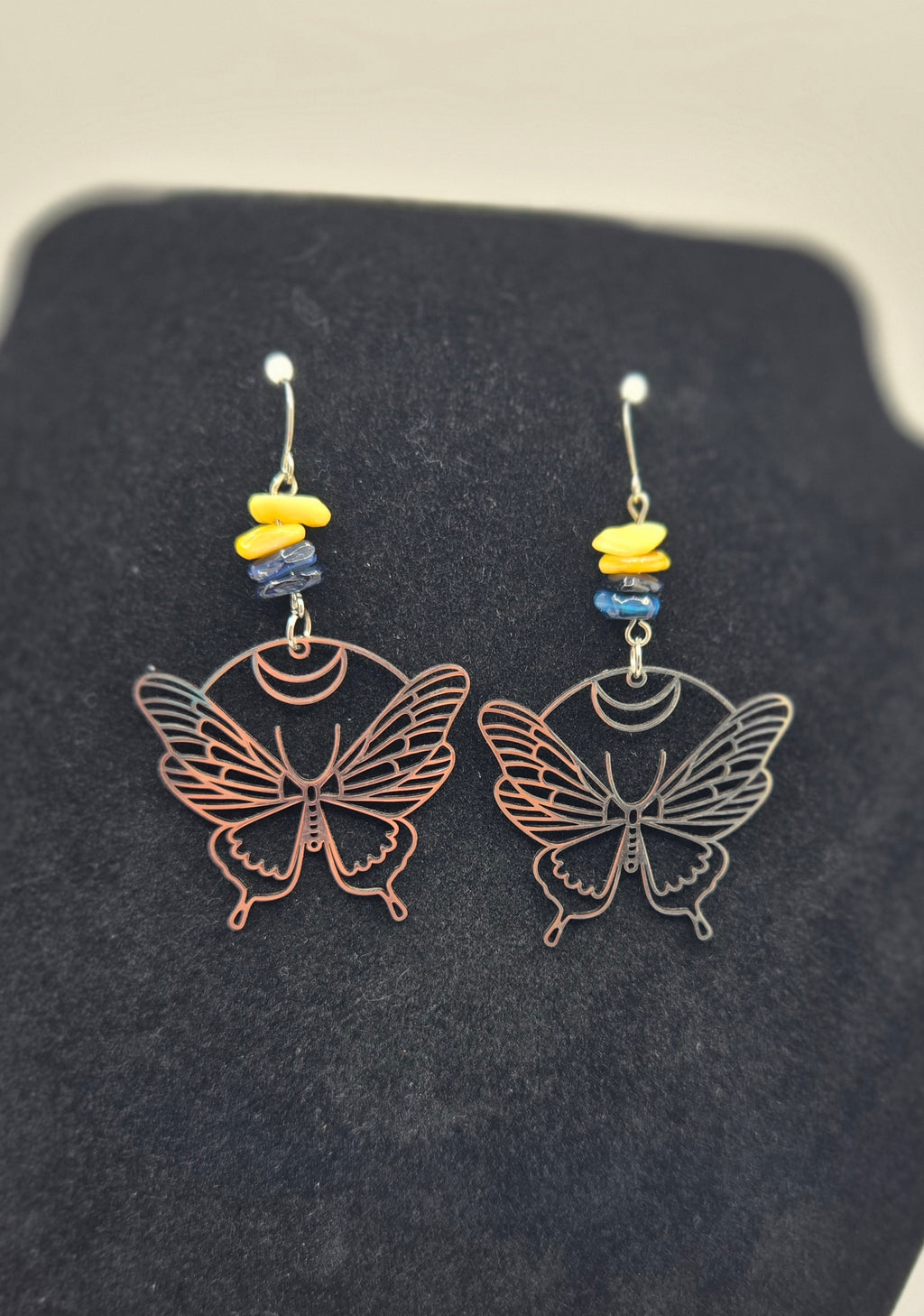 Butterfly Gemstone Earrings
