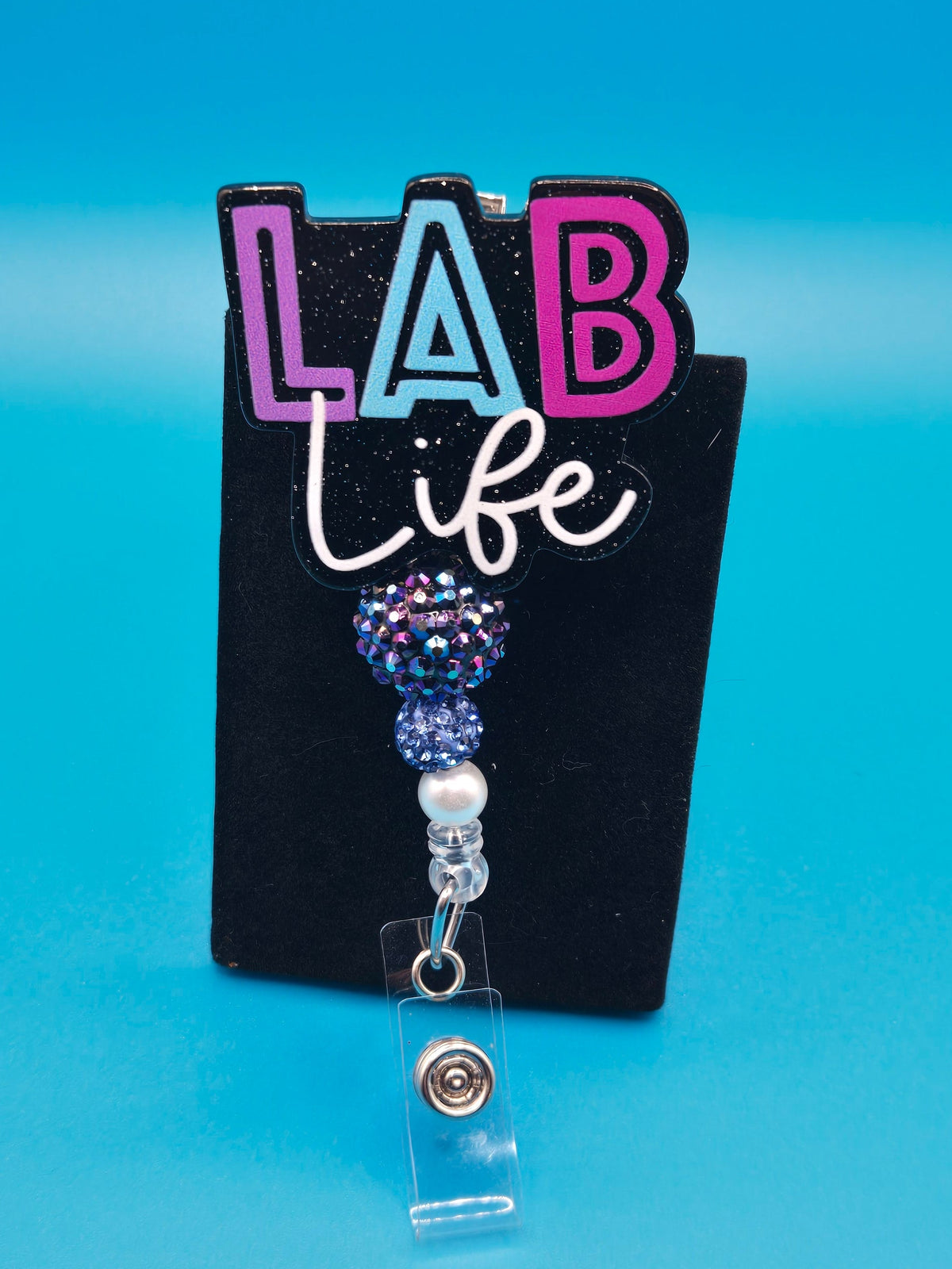 Lab Life Acrylic Badge Reel