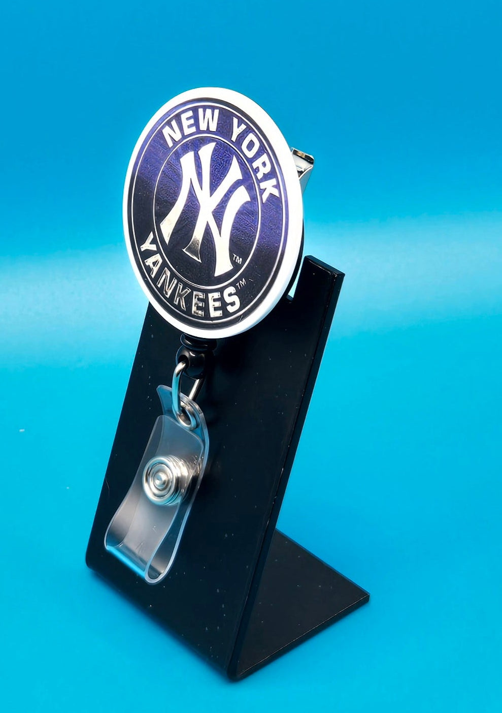 Sports Themed Basketball Acrylic Badge Reel