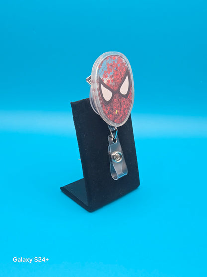 Aracnid Comic Acrylic Badge Reel