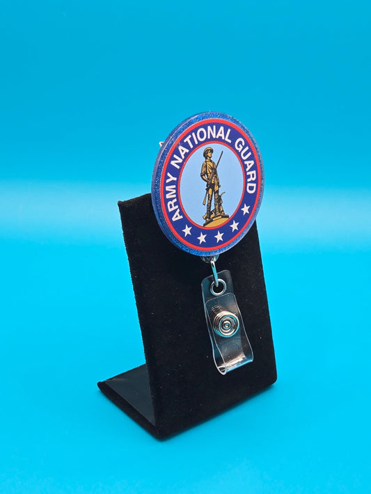 Army National Guard Acrylic Badge Reels
