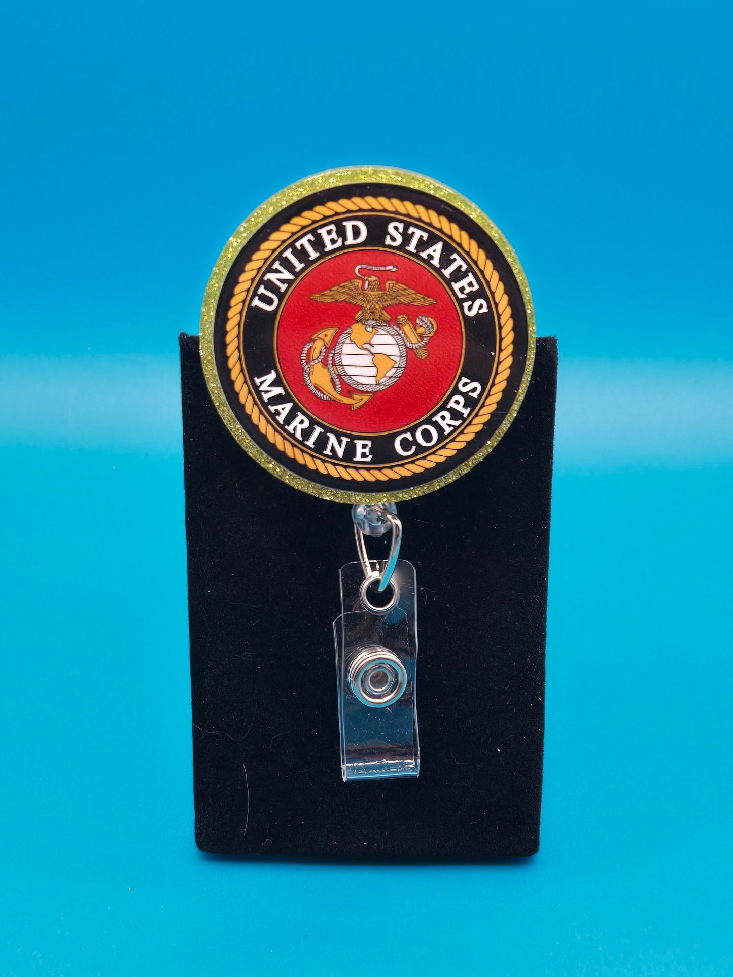 USMC Acrylic Badge Reel