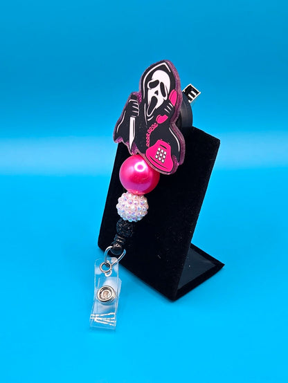 Horror Pop Culture Acrylic Badge Reel
