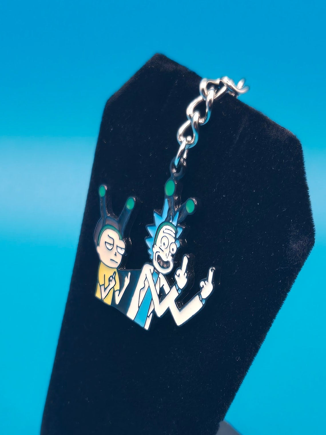 Cartoon Metal Keychain