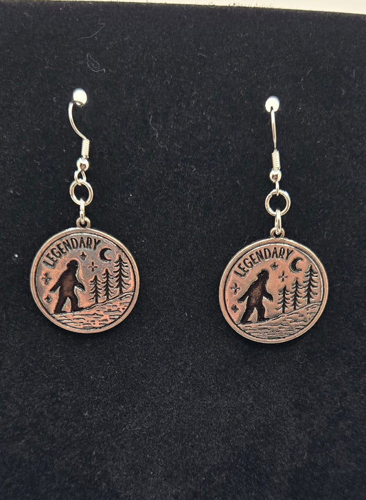 Legendary Bigfoot Earrings