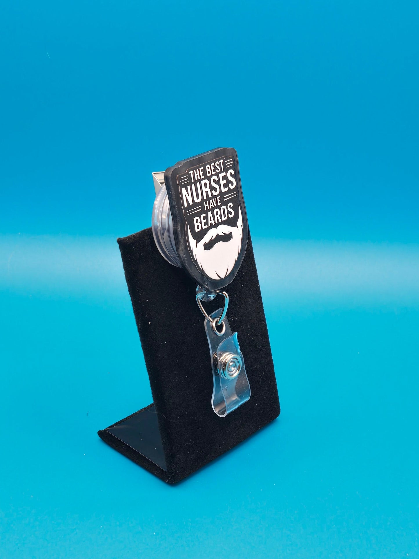 The Best Nurses Have Beards Acrylic Badge Reel