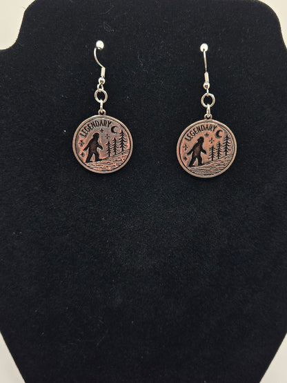 Legendary Bigfoot Earrings