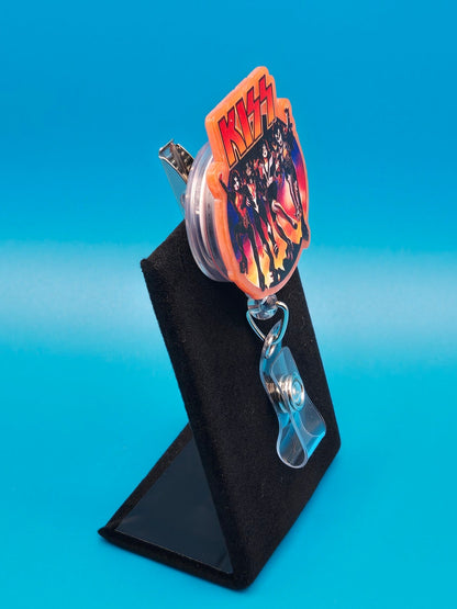 Rock Band Acrylic Badge Reel