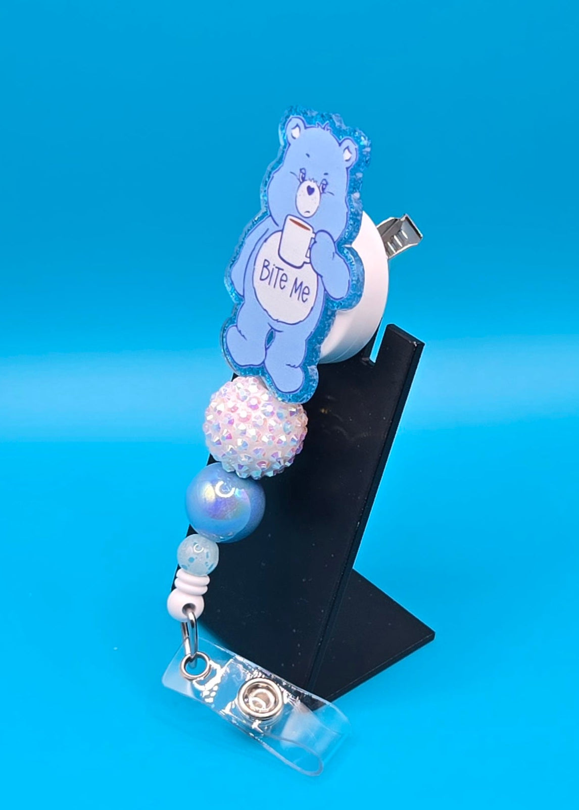 Bite Me, Acrylic Badge Reel