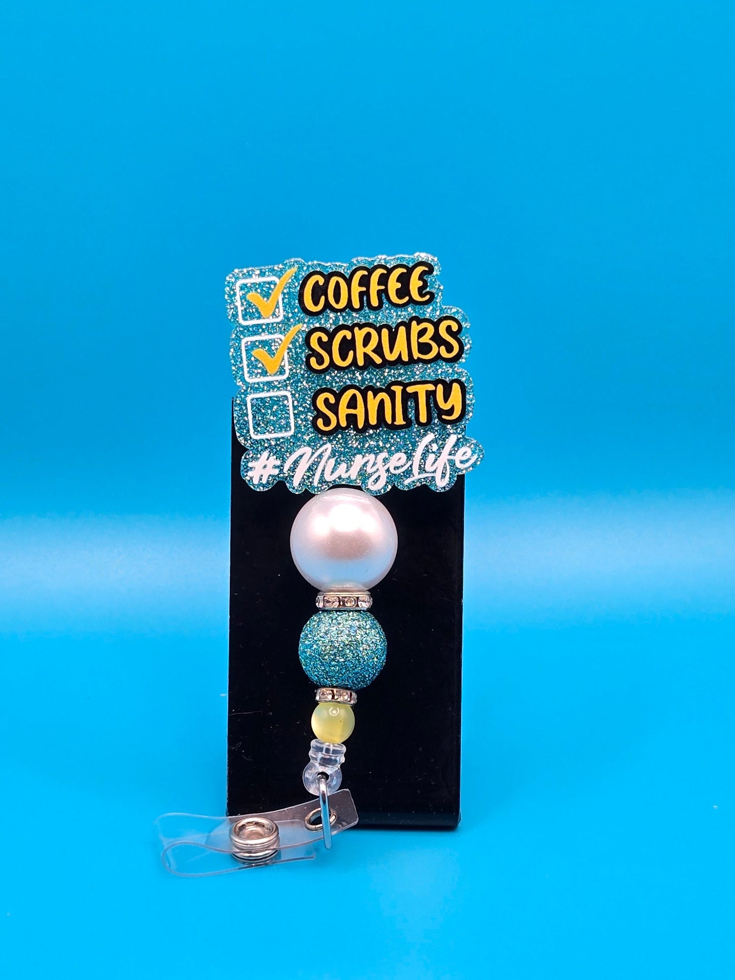 Nurse Life, Medical,  Acrylic Badge Reel