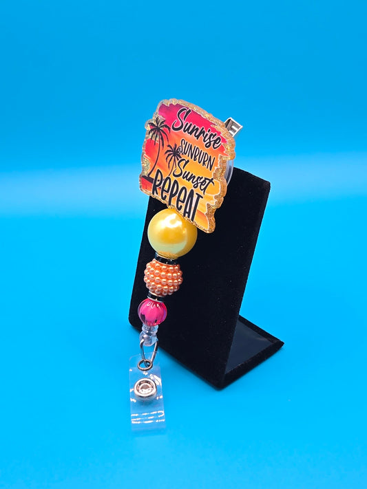 SSS Repeat Acrylic Badge Reel